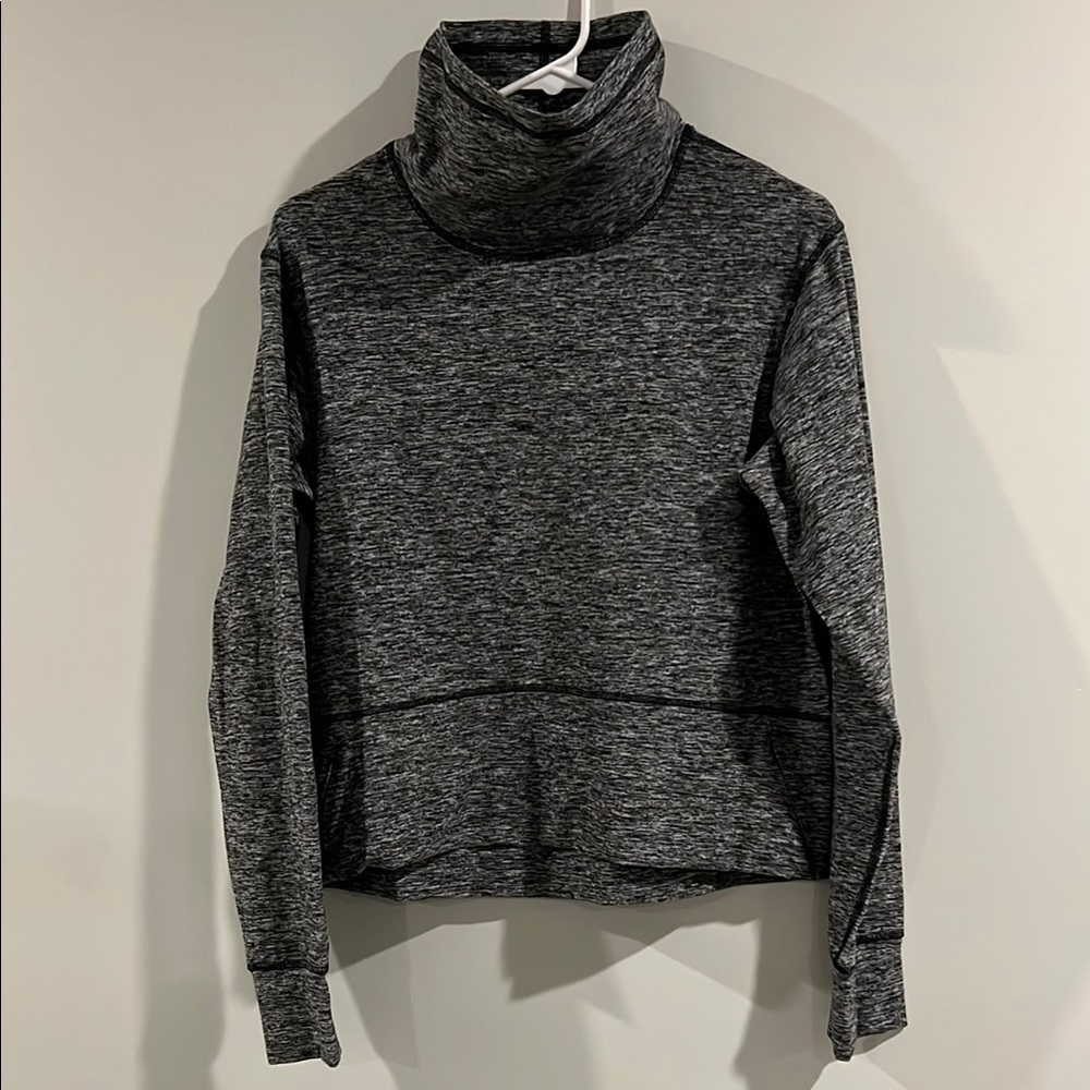 Lululemon Ready to Rulu Fleece Pullover in Grey, Size 4